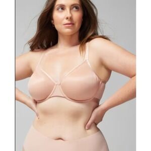 Soma Unbelievable Lift Perfect Coverage Bra 34G Pink Full Support Underwire